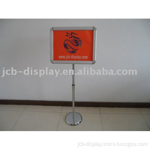 Aluminum Silver Sign Poster board Poster Stand